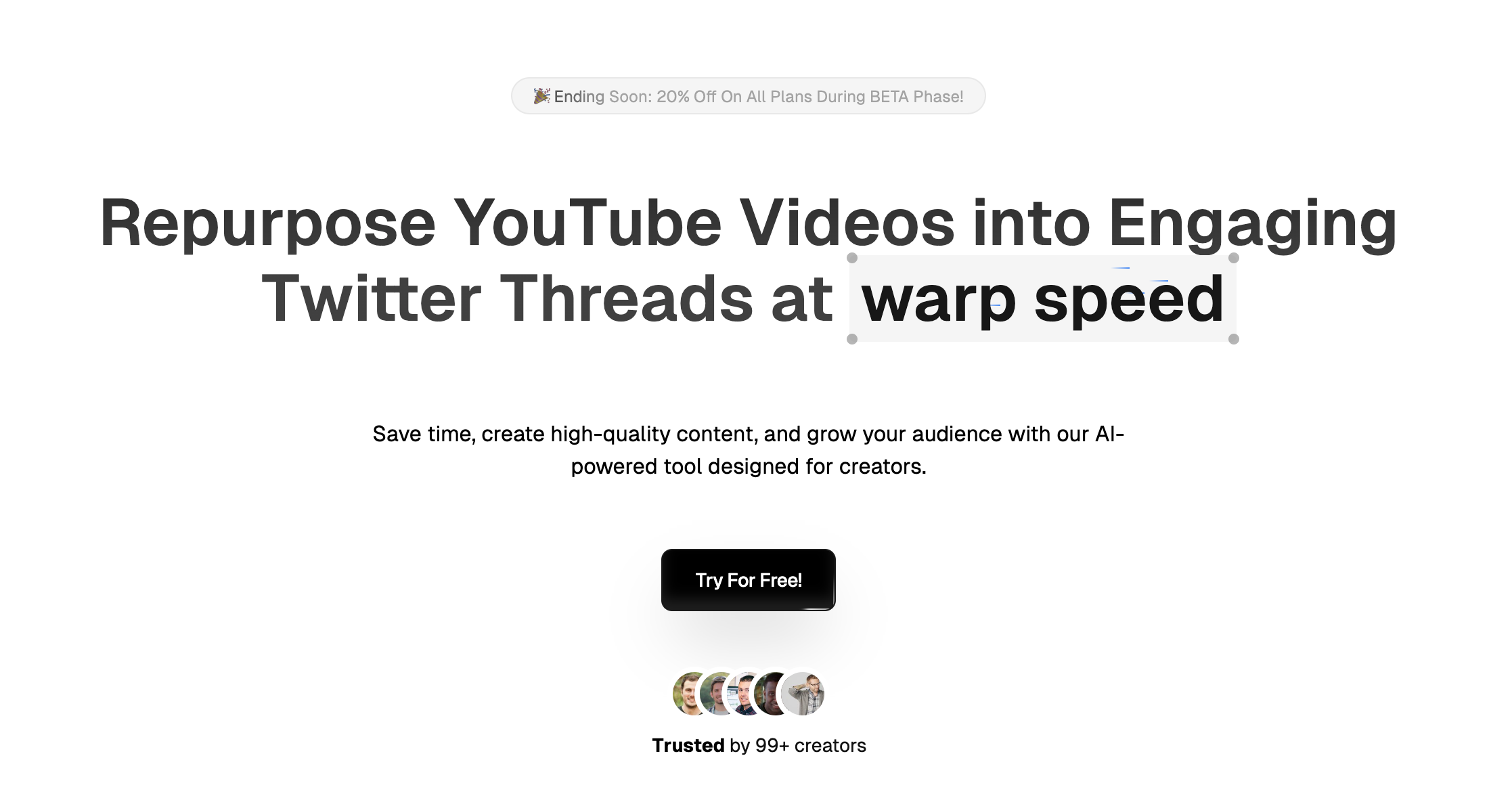 Repurpost screenshot 1